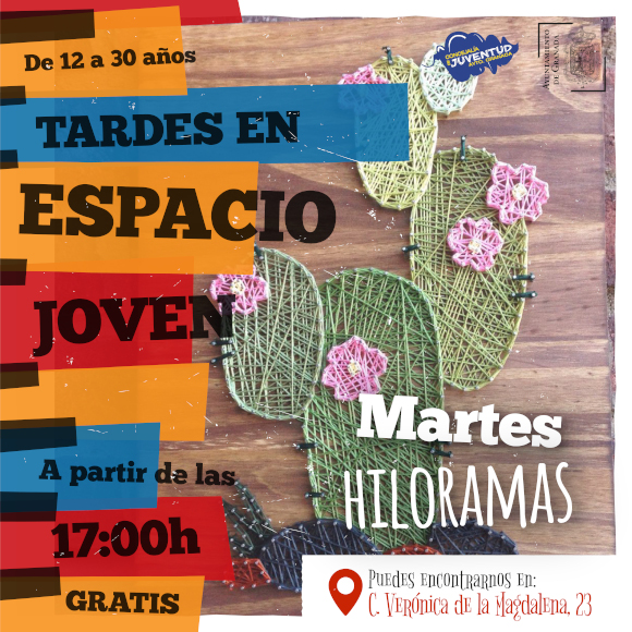 ©Ayto.Granada: Enredate: 2, Martes. TALLER DE HILORAMAS